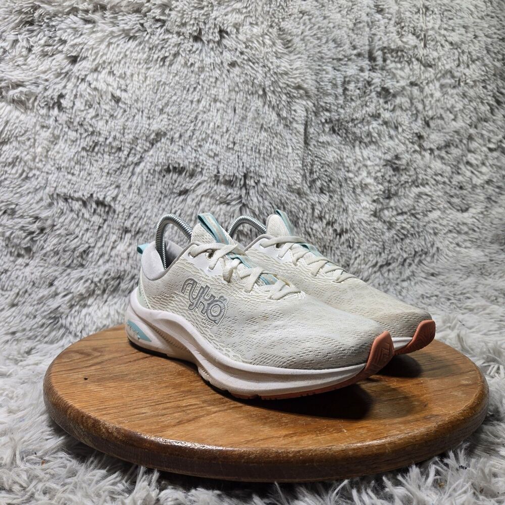Ryka Never Quit Running Shoes Women Size 8.5M White/Multicolor Athletic Sneakers